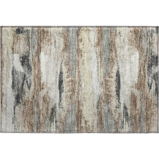 Piper Looms Mayfield Abstract AMF942 Taupe Machine Washable Area Rug Scatter Main Image