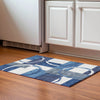 Piper Looms Mayfield Geometric AMF943 Blue Machine Washable Area Rug Scatter Lifestyle Image Feature