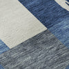 Piper Looms Mayfield Geometric AMF943 Blue Machine Washable Area Rug Swatch Image