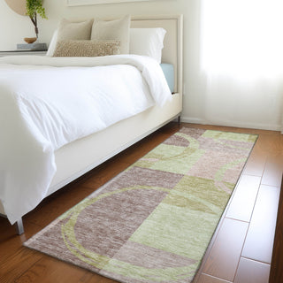 Piper Looms Mayfield Geometric AMF943 Blush Machine Washable Area Rug Runner Lifestyle Image Feature