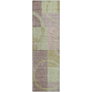 Piper Looms Mayfield Geometric AMF943 Blush Machine Washable Area Rug Runner Main Image