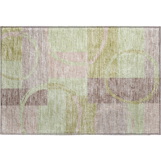 Piper Looms Mayfield Geometric AMF943 Blush Machine Washable Area Rug Scatter Main Image