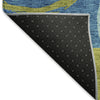 Piper Looms Mayfield Geometric AMF943 Denim Machine Washable Area Rug Backing Image