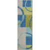 Piper Looms Mayfield Geometric AMF943 Denim Machine Washable Area Rug Runner Main Image