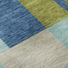 Piper Looms Mayfield Geometric AMF943 Denim Machine Washable Area Rug Swatch Image