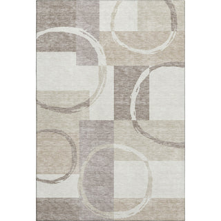 Piper Looms Mayfield Geometric AMF943 Ivory Machine Washable Area Rug main image