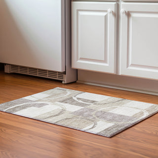 Piper Looms Mayfield Geometric AMF943 Ivory Machine Washable Area Rug Scatter Lifestyle Image Feature