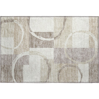 Piper Looms Mayfield Geometric AMF943 Ivory Machine Washable Area Rug Scatter Main Image