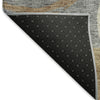 Piper Looms Mayfield Geometric AMF943 Pewter Machine Washable Area Rug Backing Image