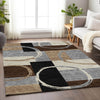 Piper Looms Mayfield Geometric AMF943 Pewter Machine Washable Area Rug Lifestyle Image Feature