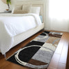 Piper Looms Mayfield Geometric AMF943 Pewter Machine Washable Area Rug Runner Lifestyle Image Feature