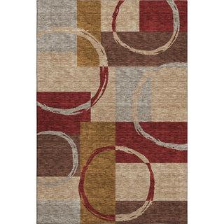 Piper Looms Mayfield Geometric AMF943 Wheat Machine Washable Area Rug main image