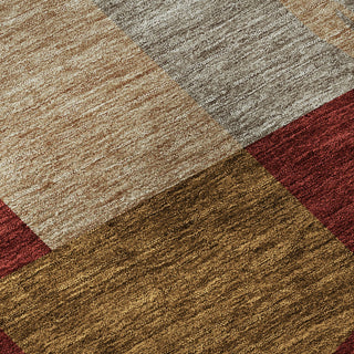 Piper Looms Mayfield Geometric AMF943 Wheat Machine Washable Area Rug Swatch Image