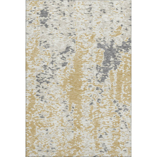 Piper Looms Mayfield Abstract AMF944 Gold Machine Washable Area Rug main image