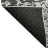 Piper Looms Mayfield Abstract AMF944 Gray Machine Washable Area Rug Backing Image