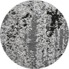 Piper Looms Mayfield Abstract AMF944 Gray Machine Washable Area Rug Round Main Image