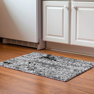 Piper Looms Mayfield Abstract AMF944 Gray Machine Washable Area Rug Scatter Lifestyle Image Feature