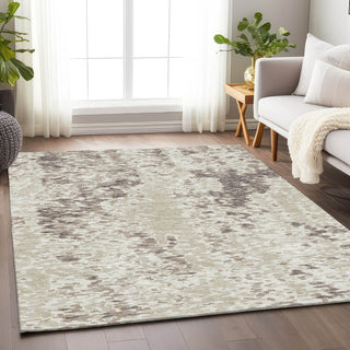 Piper Looms Mayfield Abstract AMF944 Ivory Machine Washable Area Rug Lifestyle Image Feature