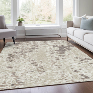 Piper Looms Mayfield Abstract AMF944 Ivory Machine Washable Area Rug Lifestyle Image Feature