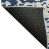 Piper Looms Mayfield Abstract AMF944 Navy Machine Washable Area Rug Backing Image