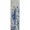 Piper Looms Mayfield Abstract AMF944 Navy Machine Washable Area Rug Runner Main Image