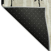 Piper Looms Mayfield Abstract AMF945 Black Machine Washable Area Rug Backing Image