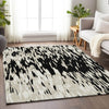 Piper Looms Mayfield Abstract AMF945 Black Machine Washable Area Rug Lifestyle Image Feature