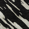Piper Looms Mayfield Abstract AMF945 Black Machine Washable Area Rug Swatch Image