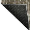 Piper Looms Mayfield Abstract AMF945 Brown Machine Washable Area Rug Backing Image