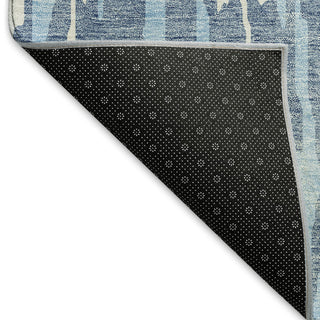 Piper Looms Mayfield Abstract AMF945 Denim Machine Washable Area Rug Backing Image