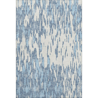 Piper Looms Mayfield Abstract AMF945 Denim Machine Washable Area Rug main image