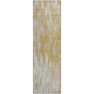 Piper Looms Mayfield Abstract AMF945 Gold Machine Washable Area Rug Runner Main Image