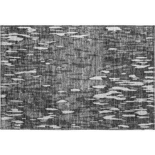 Piper Looms Mayfield Abstract AMF945 Gray Machine Washable Area Rug Scatter Main Image