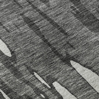 Piper Looms Mayfield Abstract AMF945 Gray Machine Washable Area Rug Swatch Image