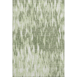 Piper Looms Mayfield Abstract AMF945 Green Machine Washable Area Rug main image