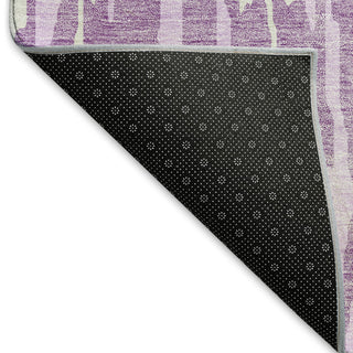 Piper Looms Mayfield Abstract AMF945 Lavender Machine Washable Area Rug Backing Image