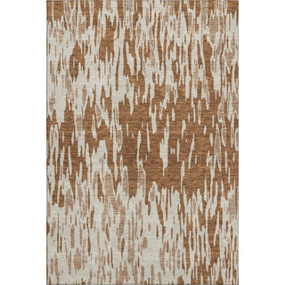 Piper Looms Mayfield Abstract AMF945 Paprika Machine Washable Area Rug main image
