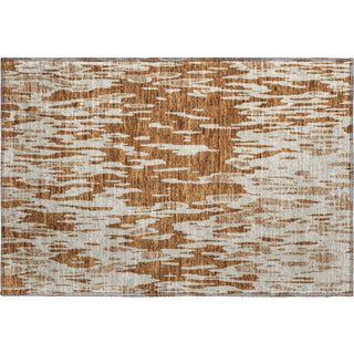 Piper Looms Mayfield Abstract AMF945 Paprika Machine Washable Area Rug Scatter Main Image