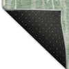 Piper Looms Mayfield Abstract AMF945 Sage Machine Washable Area Rug Backing Image