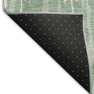 Piper Looms Mayfield Abstract AMF945 Sage Machine Washable Area Rug Backing Image