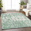Piper Looms Mayfield Abstract AMF945 Sage Machine Washable Area Rug Lifestyle Image Feature