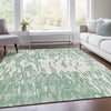 Piper Looms Mayfield Abstract AMF945 Sage Machine Washable Area Rug Lifestyle Image Feature