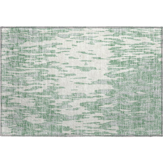Piper Looms Mayfield Abstract AMF945 Sage Machine Washable Area Rug Scatter Main Image