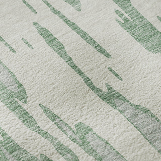Piper Looms Mayfield Abstract AMF945 Sage Machine Washable Area Rug Swatch Image