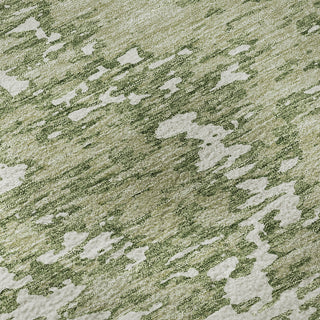 Piper Looms Mayfield Abstract AMF946 Aloe Machine Washable Area Rug Swatch Image