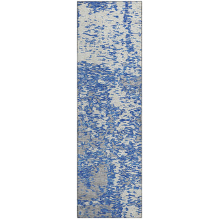 Piper Looms Mayfield Abstract AMF946 Blue Machine Washable Area Rug Runner Main Image