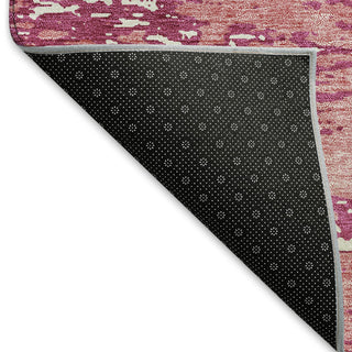 Piper Looms Mayfield Abstract AMF946 Blush Machine Washable Area Rug Backing Image