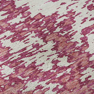 Piper Looms Mayfield Abstract AMF946 Blush Machine Washable Area Rug Swatch Image