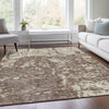 Piper Looms Mayfield Abstract AMF946 Brown Machine Washable Area Rug Lifestyle Image Feature