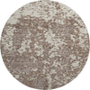 Piper Looms Mayfield Abstract AMF946 Brown Machine Washable Area Rug Round Main Image